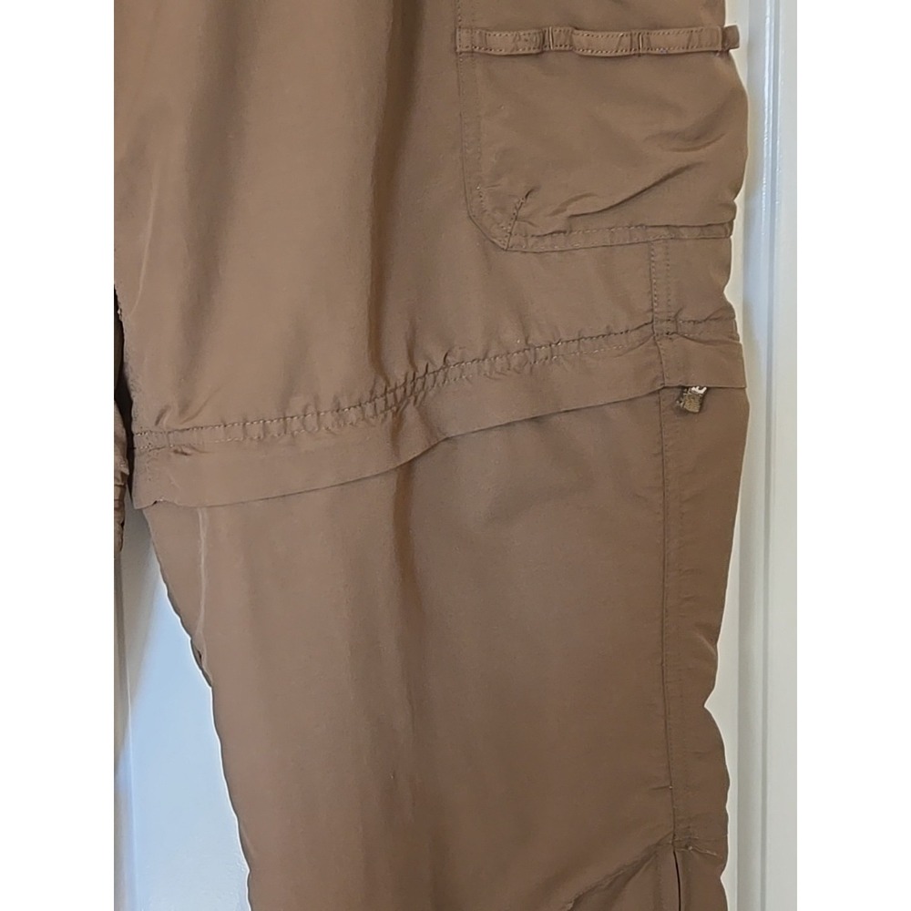 Cabela's Mens 40x32 Brown Convertible Cargo Pants Zip-Off Belted Hiking Fishing - Picture 3 of 13